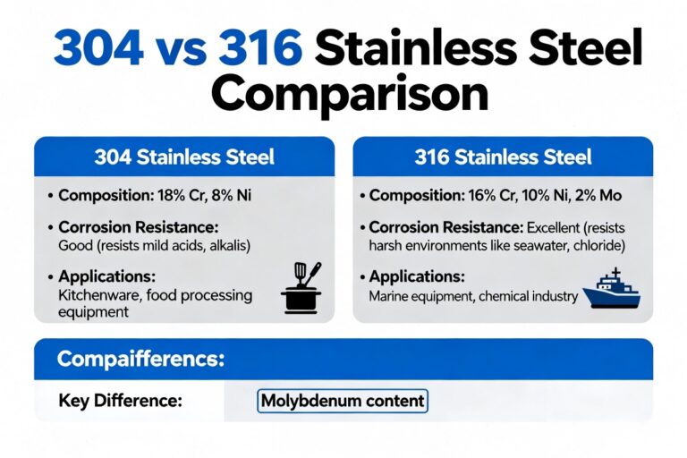 304 vs 316 Stainless Steel