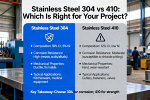 Stainless Steel 304 vs 410
