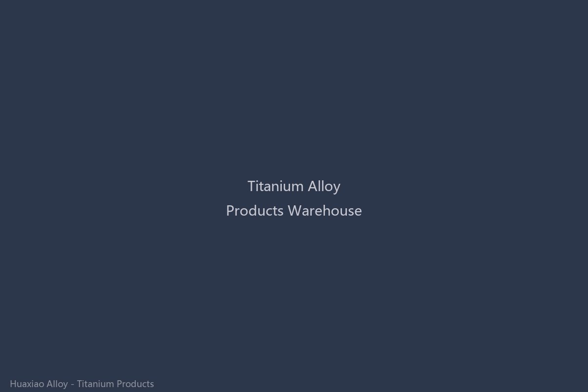 Industrial titanium alloy products including sheets, round bars, and seamless pipes displayed in a modern alloy warehouse facility, showcasing available mill forms for aerospace and industrial applications