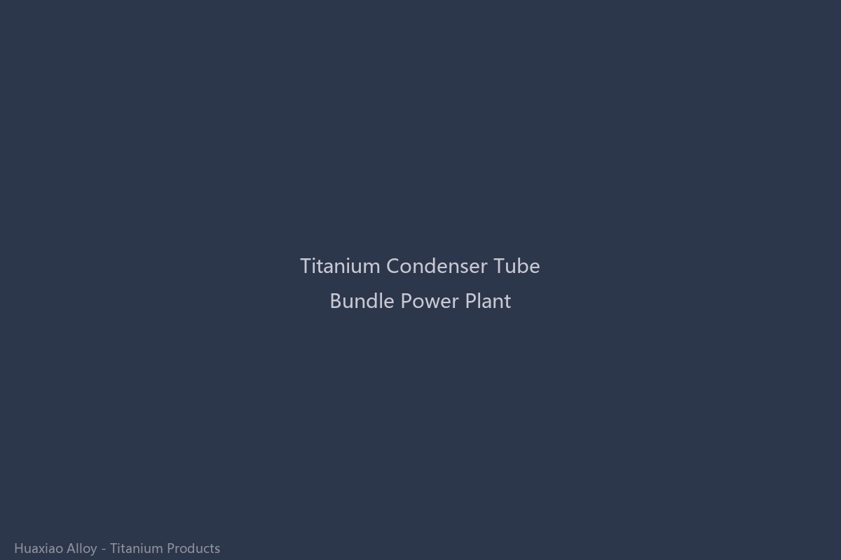 Titanium Grade 2 seamless condenser tube bundle being installed in a power plant steam surface condenser showing thousands of thin-wall titanium tubes for seawater cooling service